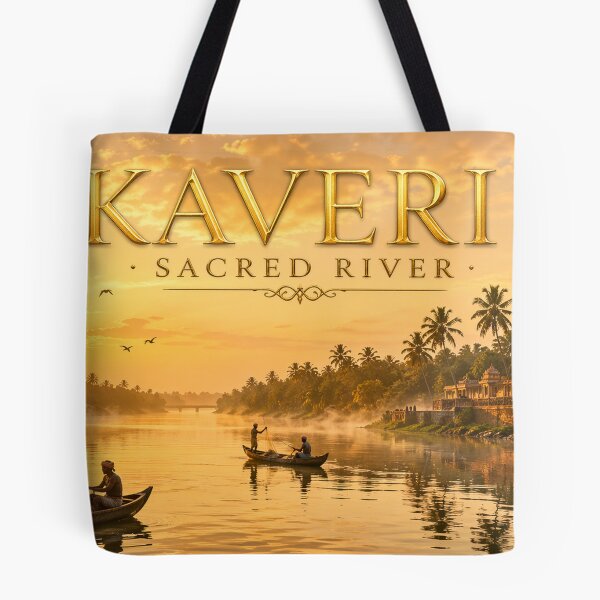 Item preview, Kaveri Sacred River Tamil Nadu Sunrise Mug designed and sold by OsmosisShop.