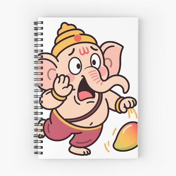 Item preview, Cute Ganesha Dropping Mango designed and sold by Asapusri.