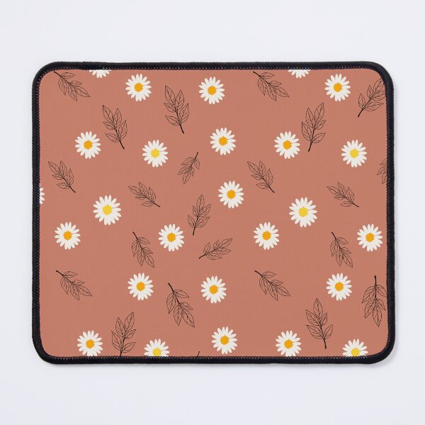 Item preview, Terracotta Daisy Wildflower Pattern designed and sold by PetiteEthos.