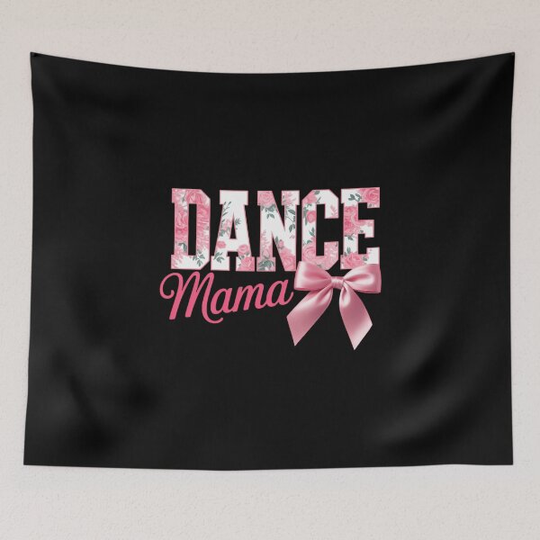 Item preview, Dance Mama Pink Coquette Bow Game Day Season designed and sold by FaithAbbott.