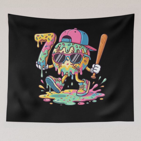Item preview, Baseball 7th Birthday Drip Sunglasses Cap Cool Kids Year Old designed and sold by KIROSALS.