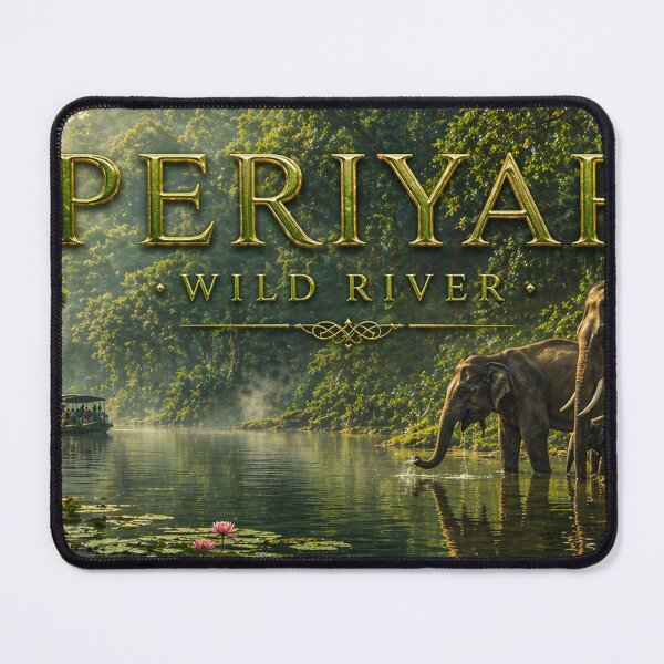 Item preview, Periyar Wild River Kerala Jungle Nature Mug designed and sold by OsmosisShop.