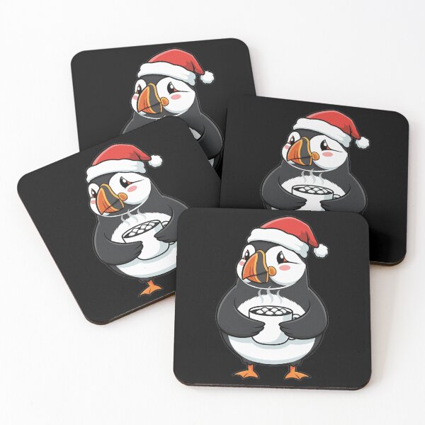 Item preview, Cute Cartoon Puffin Christmas Hot Cocoa designed and sold by k3rstman1.