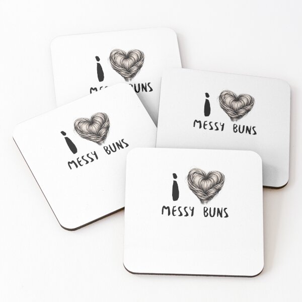 Item preview, I Love Messy buns! designed and sold by greener designs.