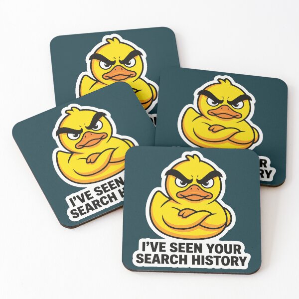 Item preview, Angry Rubber Duck - I've Seen Your Search History designed and sold by EchoBlue Studio.