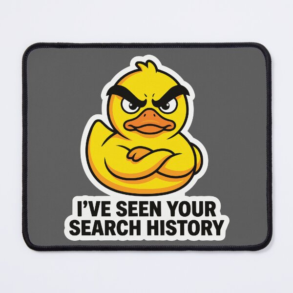Item preview, Angry Rubber Duck - I've Seen Your Search History designed and sold by EchoBlue Studio.