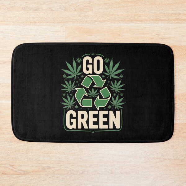 Item preview, Go Green Funny Weed Phrase 420 Stoner Joke designed and sold by Say It With Ink.