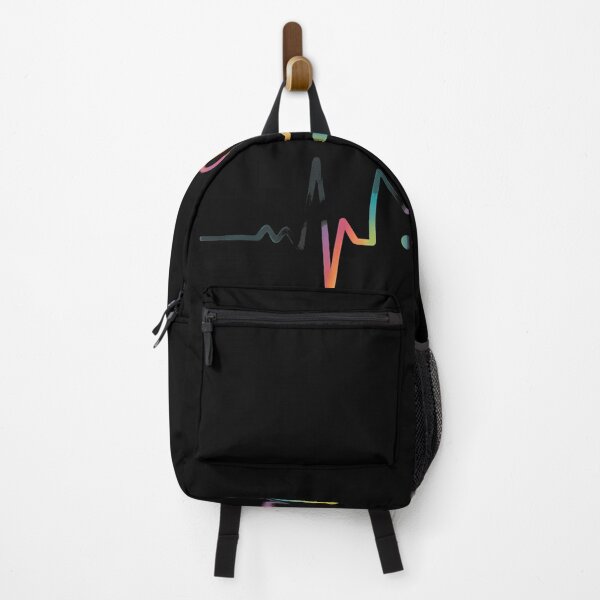 Item preview, Rainbow Cat Heartbeat ECG Line T-Shirt designed and sold by OlyvieArt.