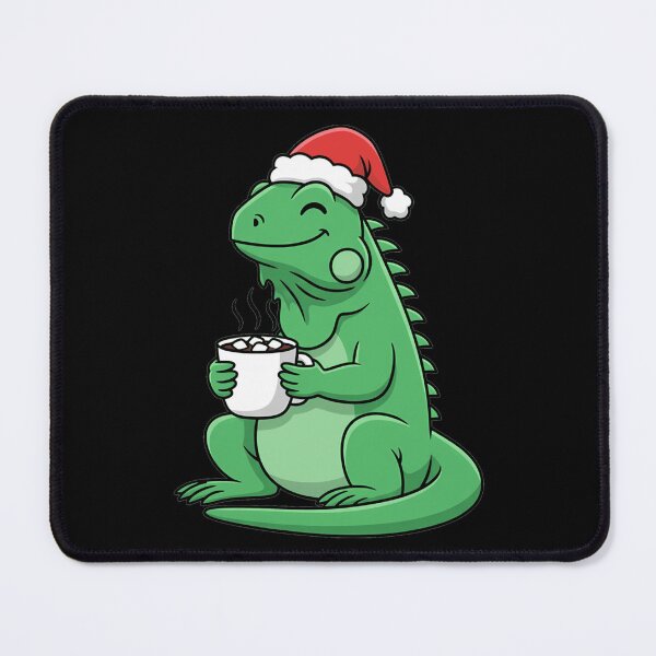 Item preview, Cute Christmas Iguana with Hot Cocoa designed and sold by k3rstman1.