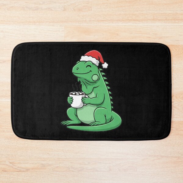 Item preview, Cute Christmas Iguana with Hot Cocoa designed and sold by k3rstman1.