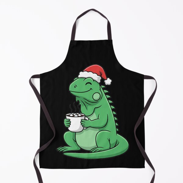 Item preview, Cute Christmas Iguana with Hot Cocoa designed and sold by k3rstman1.