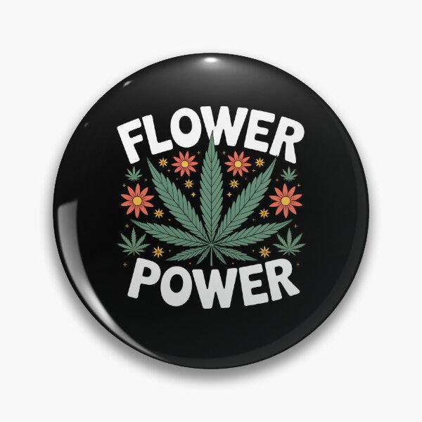 Artikelvorschau, Flower Power – Lustiger Weed-Wortwitz (420) entworfen und verkauft von Say It With Ink.