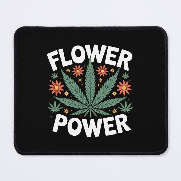 Item preview, Flower Power Funny Weed Pun 420 Stoner Joke designed and sold by Say It With Ink.