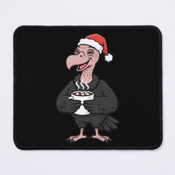 Item preview, Christmas Vulture Wearing Santa Hat With Hot Cocoa designed and sold by k3rstman1.