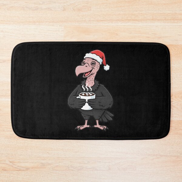 Item preview, Christmas Vulture Wearing Santa Hat With Hot Cocoa designed and sold by k3rstman1.