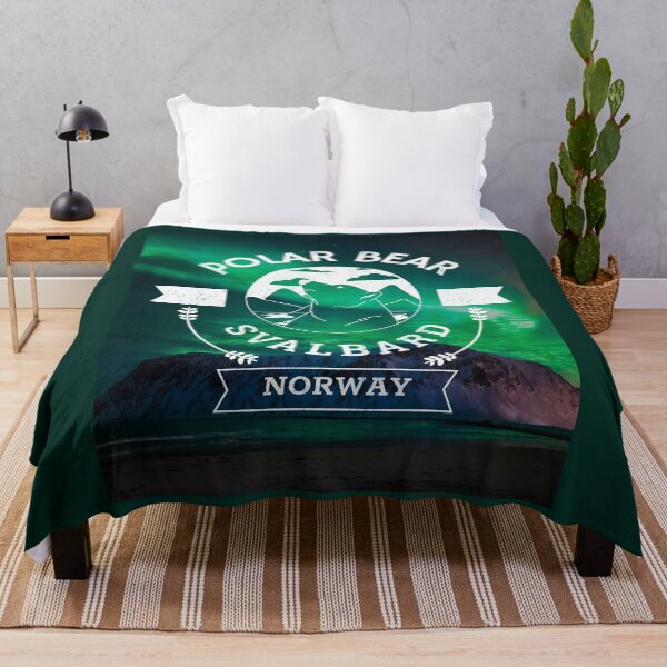 Item preview, Svalbard Norway Aurora Borealis Northern Light Polar Bear Longyearbyen designed and sold by GraTEEtude.