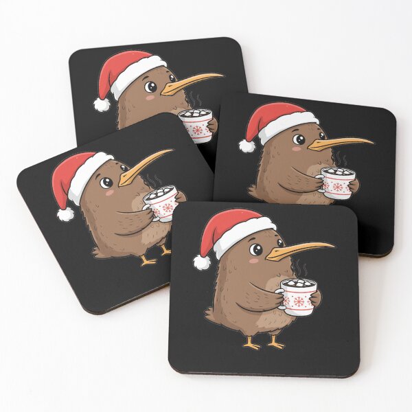 Item preview, Festive Christmas Kiwi Bird with Hot Cocoa designed and sold by k3rstman1.
