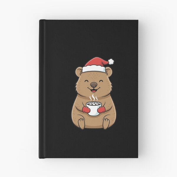 Item preview, Cute Christmas Quokka with Hot Cocoa designed and sold by k3rstman1.