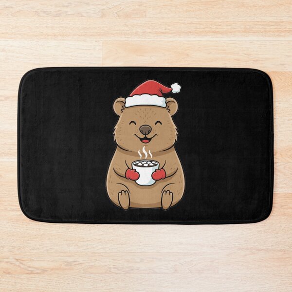 Item preview, Cute Christmas Quokka with Hot Cocoa designed and sold by k3rstman1.