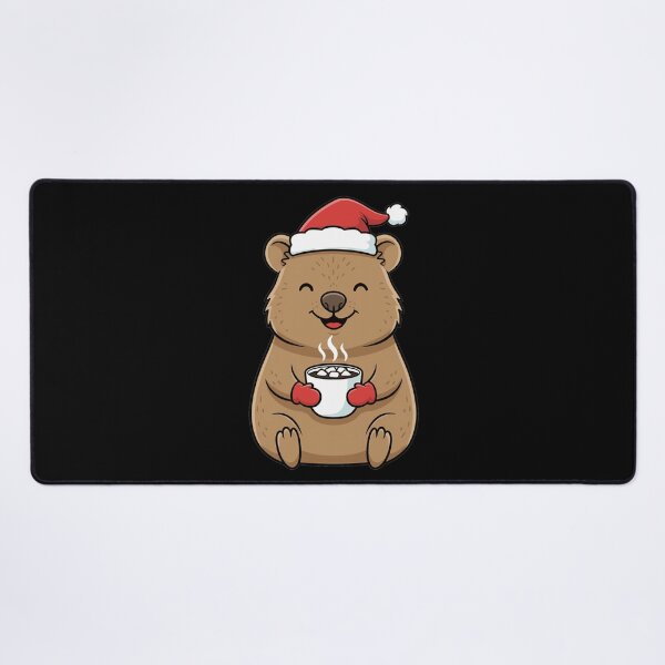 Item preview, Cute Christmas Quokka with Hot Cocoa designed and sold by k3rstman1.