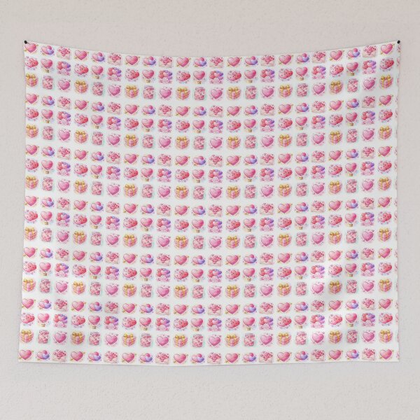Item preview, Cute Valentine Heart Watercolor Romantic Love Sticker Set designed and sold by Qingtian814.