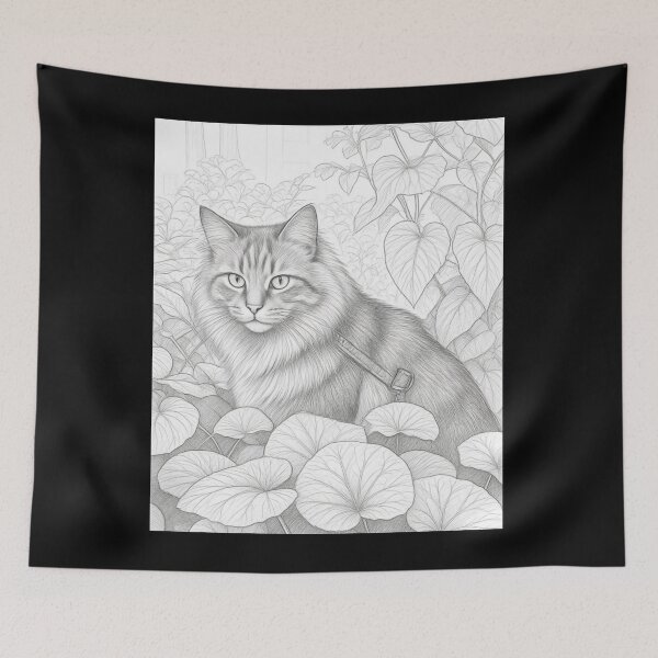 Item preview, Cat On A Walk. designed and sold by Dinasshop.