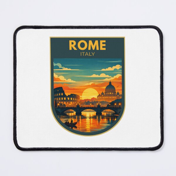 Item preview, Rome Italy Vintage Travel Art designed and sold by MyTutina.