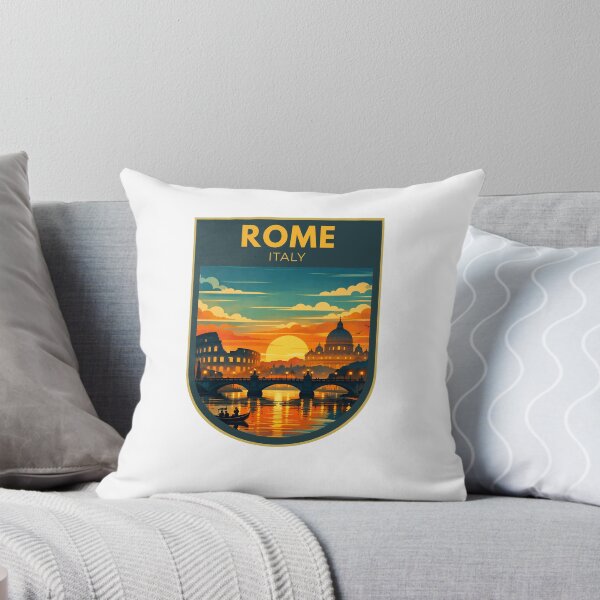 Item preview, Rome Italy Vintage Travel Art designed and sold by MyTutina.