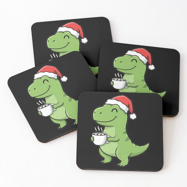 Item preview, Christmas T-Rex Drinking Hot Cocoa designed and sold by k3rstman1.
