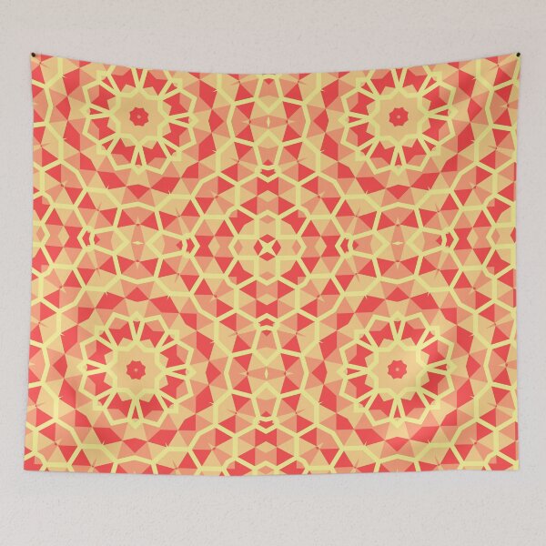 Item preview, Boho Hexgonal Checks - Abstract Shape Pattern  - Best Friend Gifts designed and sold by RoyalStarsPatts.