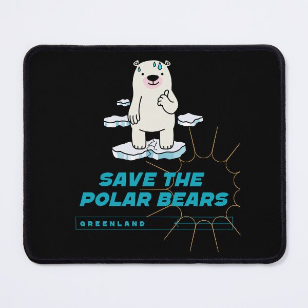 Item preview, Save The Polar Bears Greenland Arctic Travel Destinations Global Warming designed and sold by GraTEEtude.