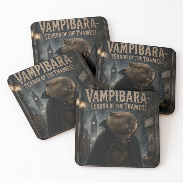 Item preview, Beware The Vampibara - Victorian London Horror Comedy designed and sold by FatalMiaoooo.