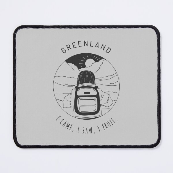 Item preview, I came, I saw, I Froze Greenland Arctic Travel Destinations Nuuk Wilderness Compass designed and sold by GraTEEtude.
