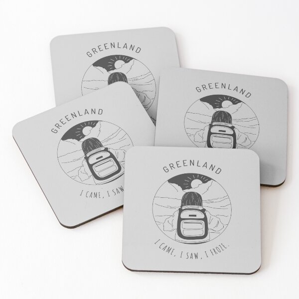 Item preview, I came, I saw, I Froze Greenland Arctic Travel Destinations Nuuk Wilderness Compass designed and sold by GraTEEtude.