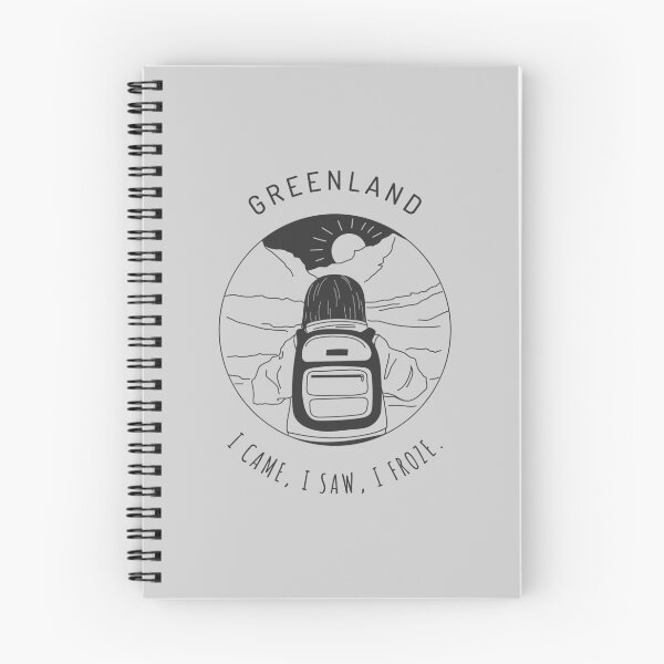 Item preview, I came, I saw, I Froze Greenland Arctic Travel Destinations Nuuk Wilderness Compass designed and sold by GraTEEtude.