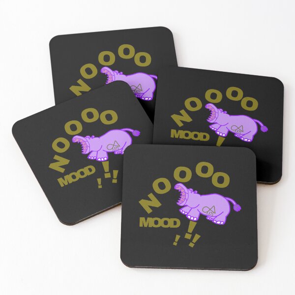 Item preview, NOOOO!!!!!! MOOD LaMaisonOfMY Noooo HIPPO COLLECTION | BLACKG Edition | No.01 designed and sold by LaMaisonOfMY.