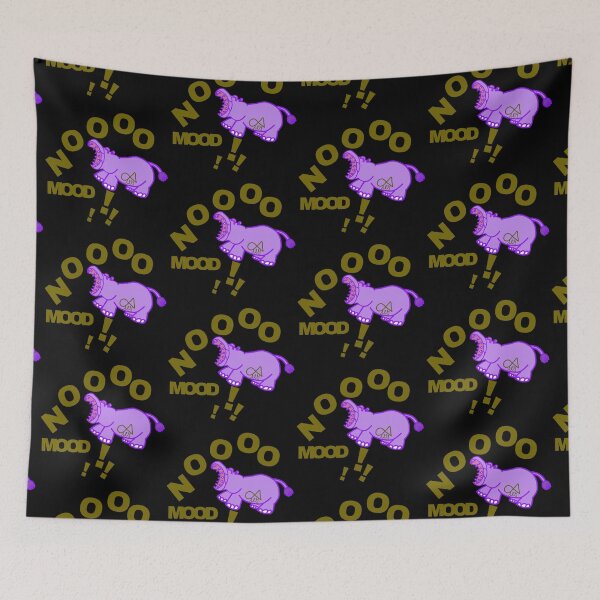 Item preview, NOOOO!!!!!! MOOD LaMaisonOfMY Noooo HIPPO COLLECTION | BLACKG Edition | No.01 designed and sold by LaMaisonOfMY.