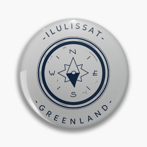 Item preview, lulissat Greenland Arctic Travel Destinations Nuuk Wilderness Compass designed and sold by GraTEEtude.
