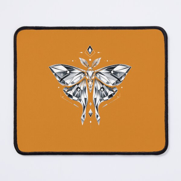 Item preview, The Geometric Moth: Minimalist Luna Moth & Celestial Line Art designed and sold by Studio77-Gothic.