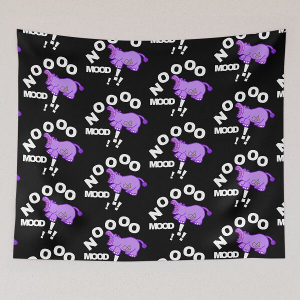 Item preview, NOOOO!!!!!! MOOD LaMaisonOfMY Noooo HIPPO COLLECTION | BLACKW Edition | No.01 designed and sold by LaMaisonOfMY.