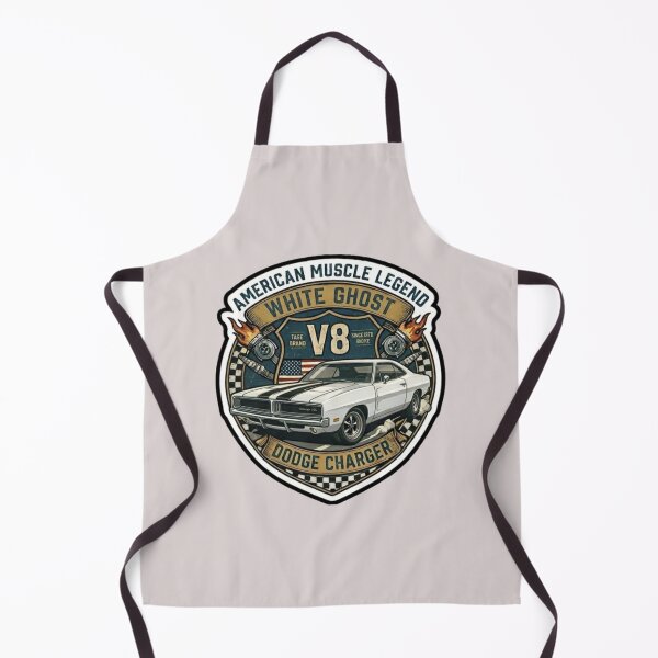 Item preview, Retro Muscle Car White Ghost Edition Sticker designed and sold by K-Vibe Design Studio.
