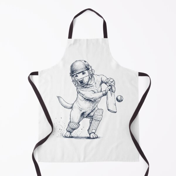 Item preview, Vintage Labrador Retriever Playing Cricket Player Dog Lover designed and sold by DoodleTortle.