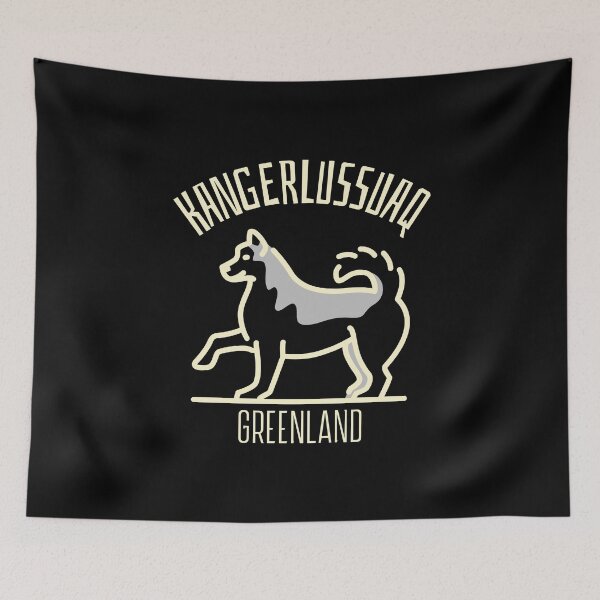 Item preview, Kangerlussuaq Greenland Arctic Travel Destinations Dog Sled designed and sold by GraTEEtude.