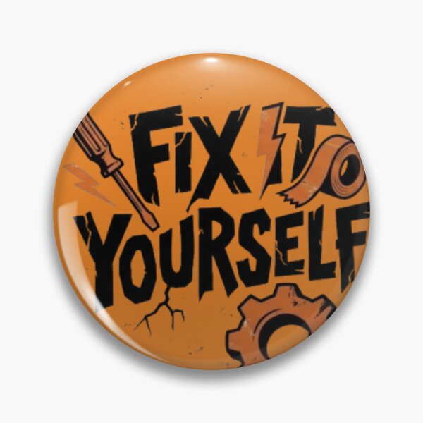 Item preview, Fix It Yourself - DIY Punk Rock & Comic Retro Aesthetic designed and sold by InnerwayStudio.