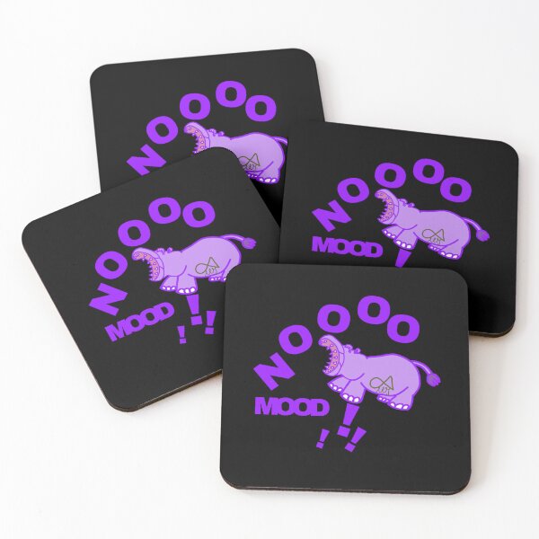 Item preview, NOOOO!!!!!! MOOD LaMaisonOfMY Noooo HIPPO COLLECTION | BLACKPP Edition | No.01 designed and sold by LaMaisonOfMY.
