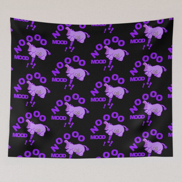 Item preview, NOOOO!!!!!! MOOD LaMaisonOfMY Noooo HIPPO COLLECTION | BLACKPP Edition | No.01 designed and sold by LaMaisonOfMY.