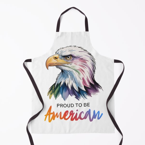 Item preview, Proud to Be American Bald Eagle – Patriotic USA Freedom Art designed and sold by ArcticFoxStudio.