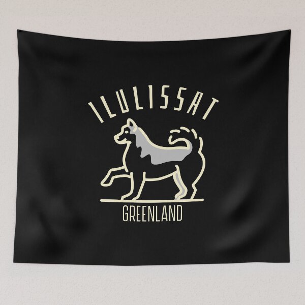 Item preview, Ilulissat Greenland Arctic Travel Destinations Dog Sled designed and sold by GraTEEtude.
