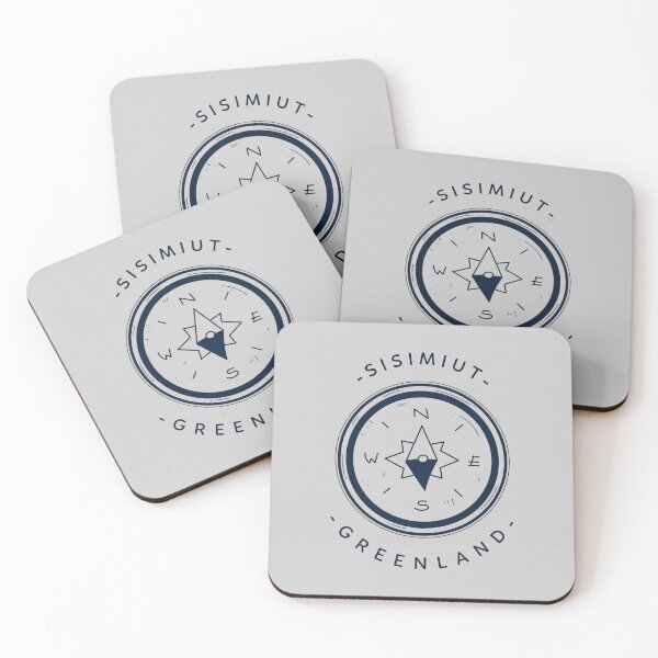 Item preview, Sisimiut Greenland Arctic Travel Destinations Nuuk Wilderness Compass designed and sold by GraTEEtude.