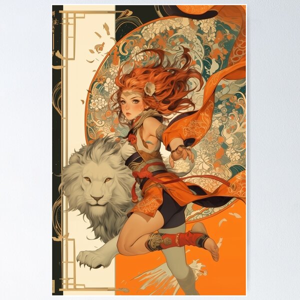 Item preview, zodiac sign Leo designed and sold by Lenycherry_art.